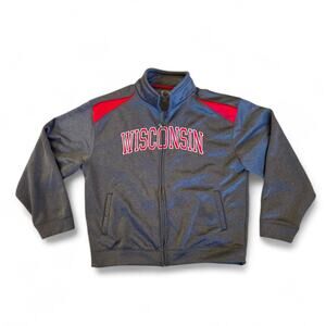 Wisconsin Badgers collegiate full-zip track jacket, Men's Size XL